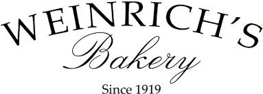 The logo for weinrich's bakery.